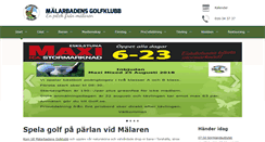 Desktop Screenshot of malarbadensgk.se